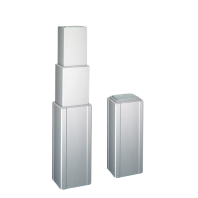Colonne de levage électrique rectangulaire à 3 étages 4000N pour tables lourdes et établis