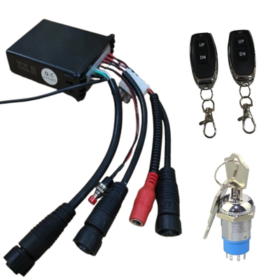 IP66 Waterproof Spa Hot Tub Cover Lift System Wireless Remote / Manual Switch Dual Operation