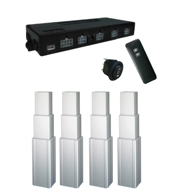 Synchronized Multi Lifting Column Control System For Motorized Platforms Counter Automation