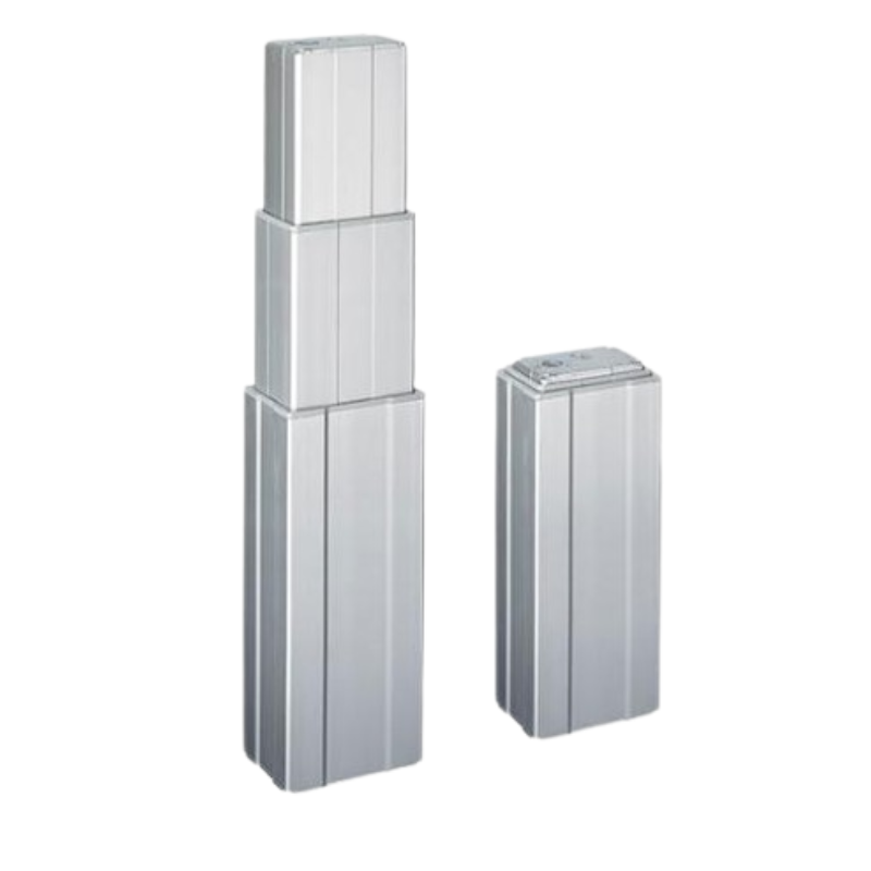 Aluminum Telescoping Lifting Column 3 Stage 2000N 1200mm Long Stroke ...